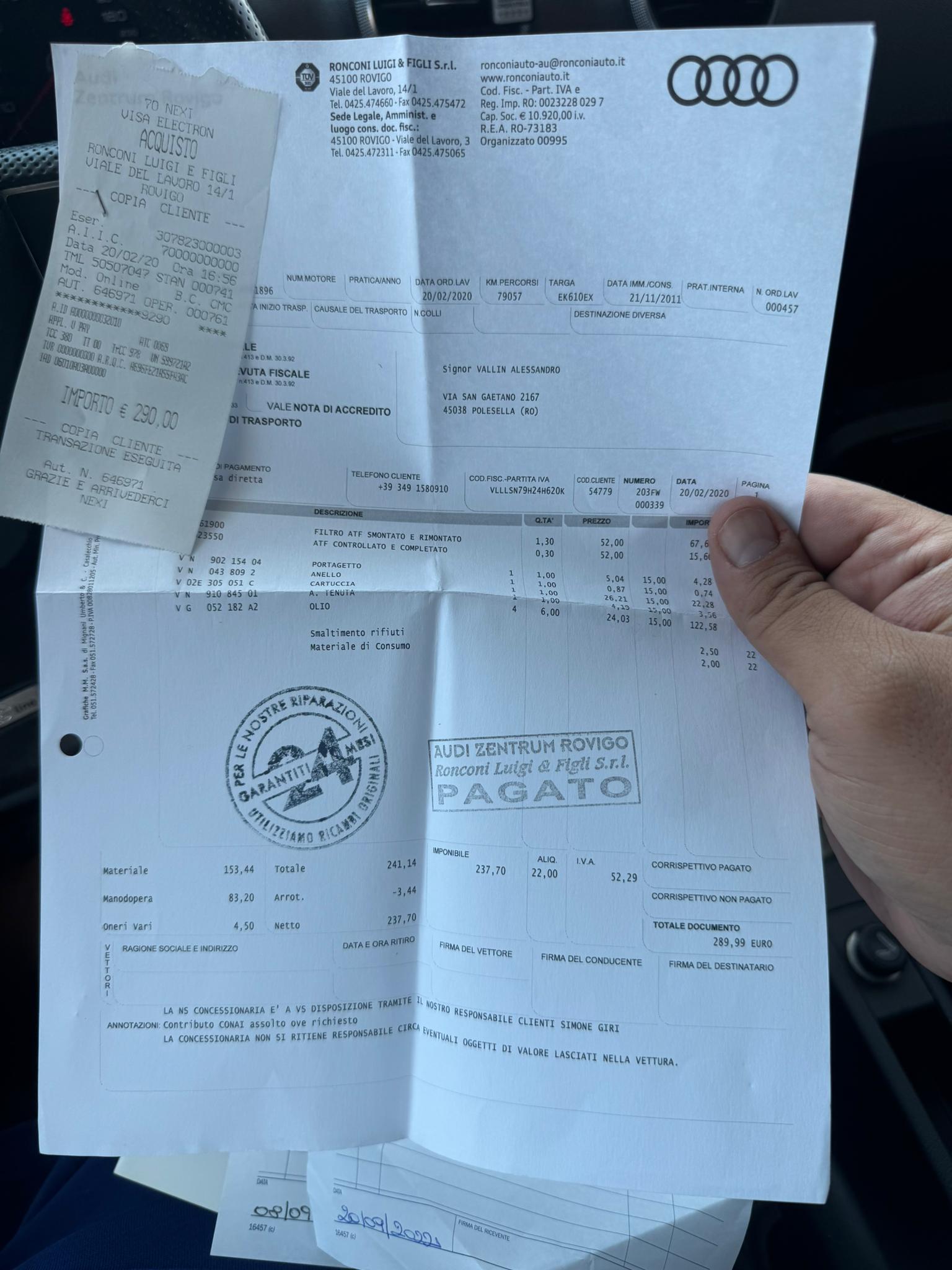 Audi A3 2.0 TDI F.AP. S tronic Ambiente