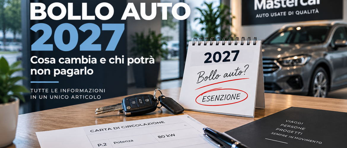 Bollo auto 2027: cosa cambia e chi potrà non pagarlo