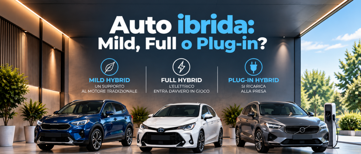Auto ibrida: Mild, Full o Plug-in? Facciamo chiarezza