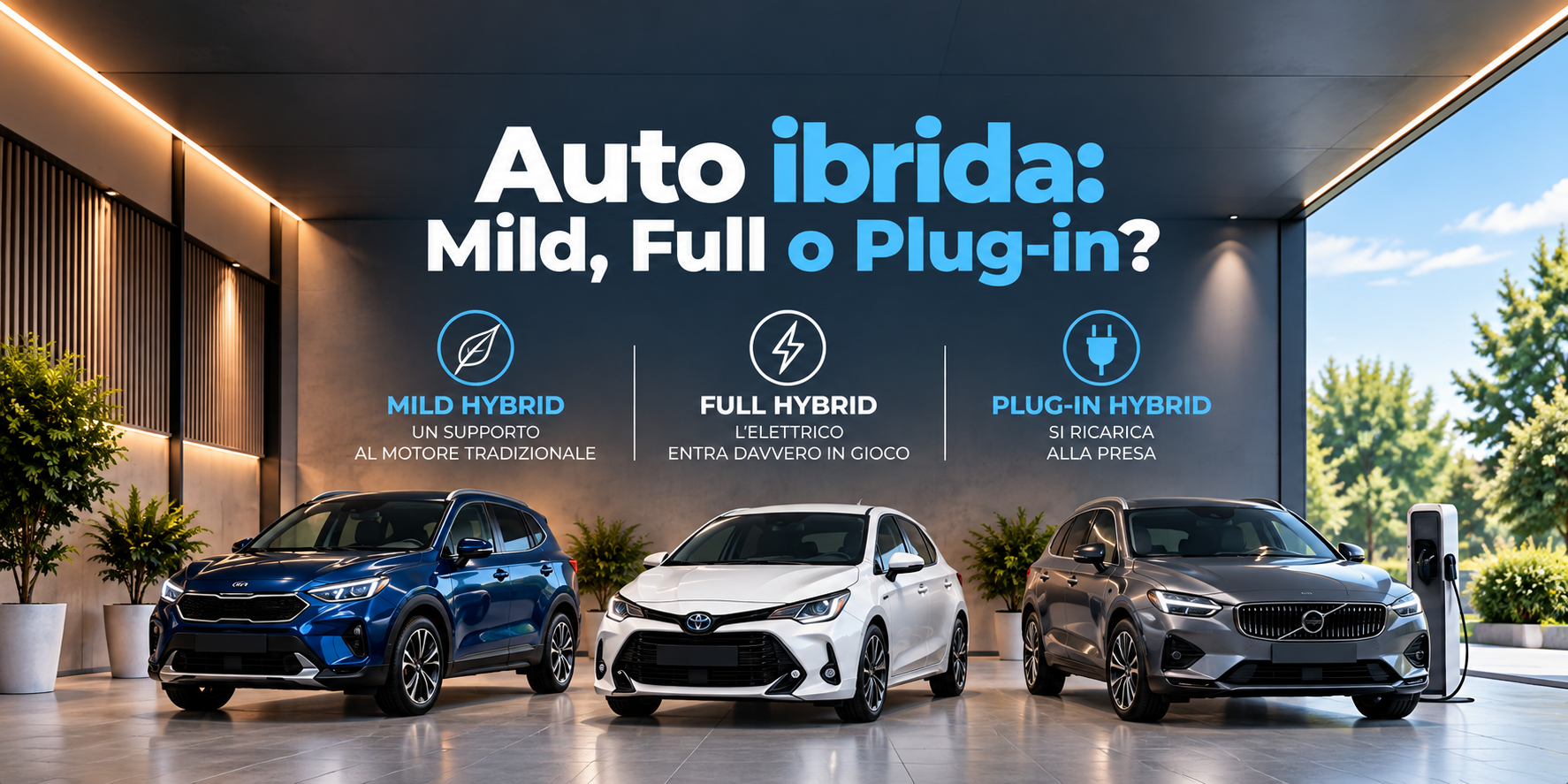 Auto ibrida: Mild, Full o Plug-in? Facciamo chiarezza