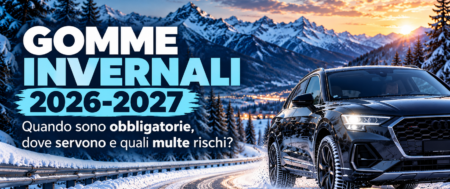 Gomme invernali 2026-2027: quando scatta l’obbligo, multe e regole in Veneto